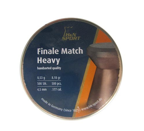 Пули пневматические H&N Finale Match Heavy 4,5мм, 0,53г (500шт.) по низким ценам в магазине Пневмач