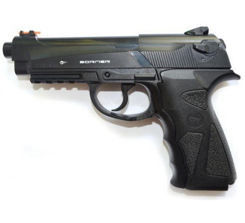 Пневматический пистолет Borner Sport 306 (аналог беретта 90) по низким ценам в магазине Пневмач