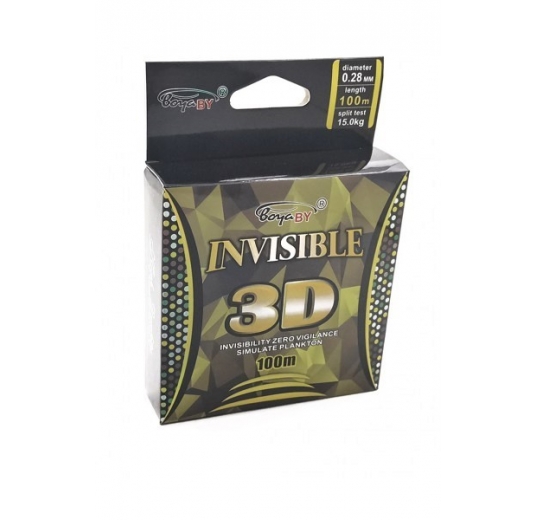Леска "Invisible" 3D 100м
