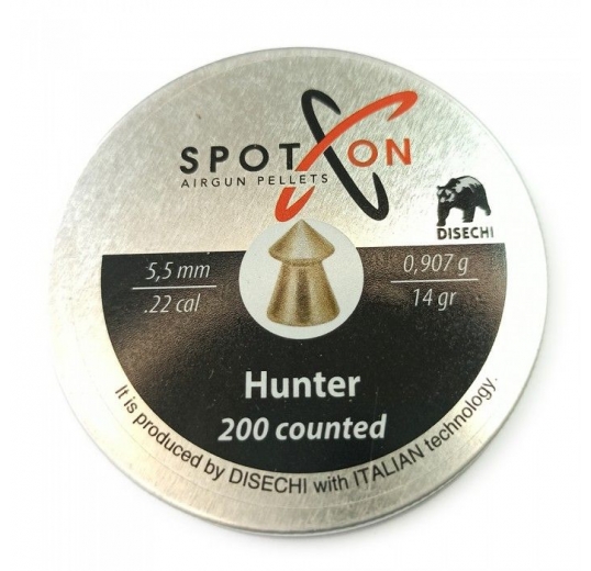 Пули Spoton Hunter 0,90гр., 5,5мм (200шт.)