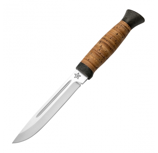 Нож Финка-3, береста, 95х18