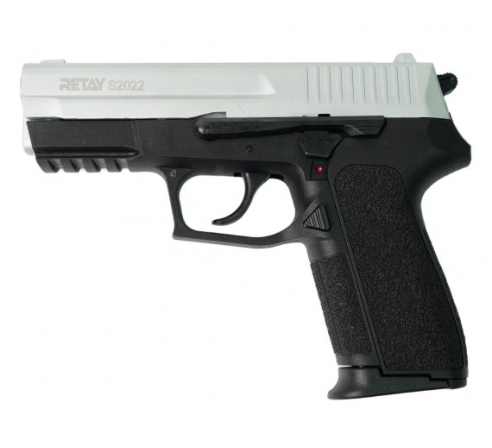 Пистолет охолощенный СХП RETAY S2022, (Sig Sauer), кал. 9mm. P.A.K, хром по низким ценам в магазине Пневмач
