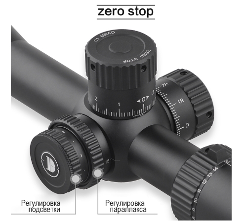 Оптический прицел DISCOVERY LHD 6-24X50SFIR FFP Zero Stop по низким ценам в магазине Пневмач