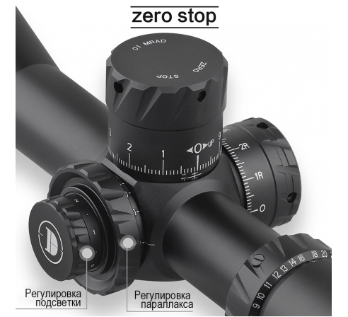 Оптический прицел DISCOVERY HD-GEN2 4-24Х50SFIR ZS FW34	 по низким ценам в магазине Пневмач