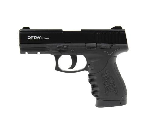 Пистолет охолощенный СХП RETAY PT24 (Walther) 9mm P.A.K, черный по низким ценам в магазине Пневмач