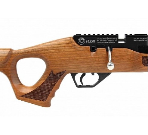 Пневматическая винтовка Hatsan FLASH W (дерево) 6,35мм по низким ценам в магазине Пневмач